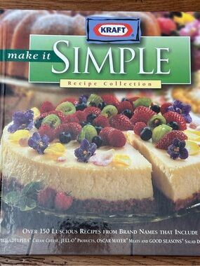 Kraft Make It Simple Recipe Collection Cookbook - Vintage